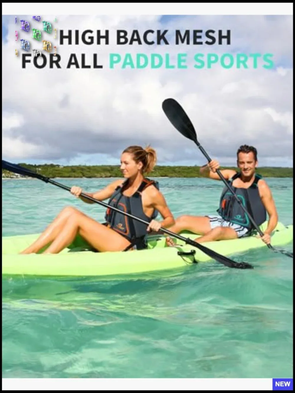 Adjustable Adult Swim Vest Premium Buoyancy Safety Strap Kayaking Boating